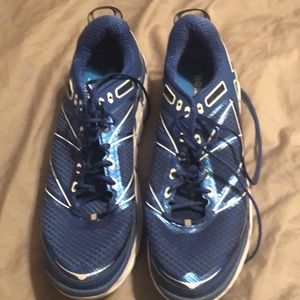 Hoka blue Odyssey men’s tennis shoes